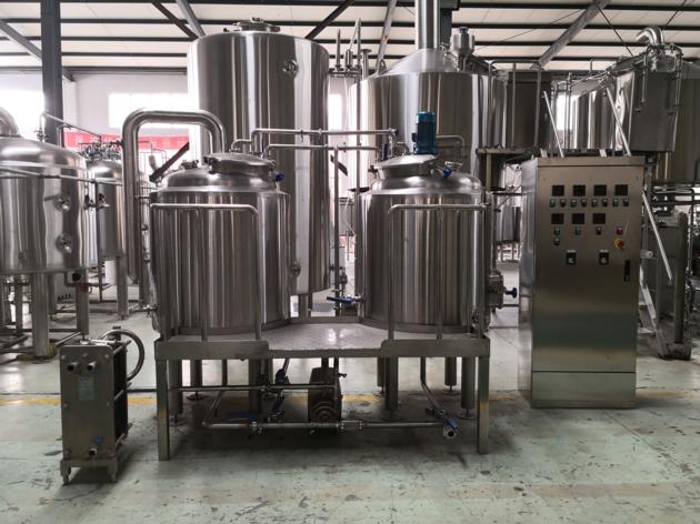 500L Two Vessels Brewhouse System For