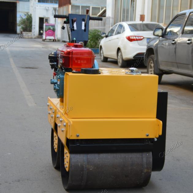 Hand Road Roller Double Drum Vibrating