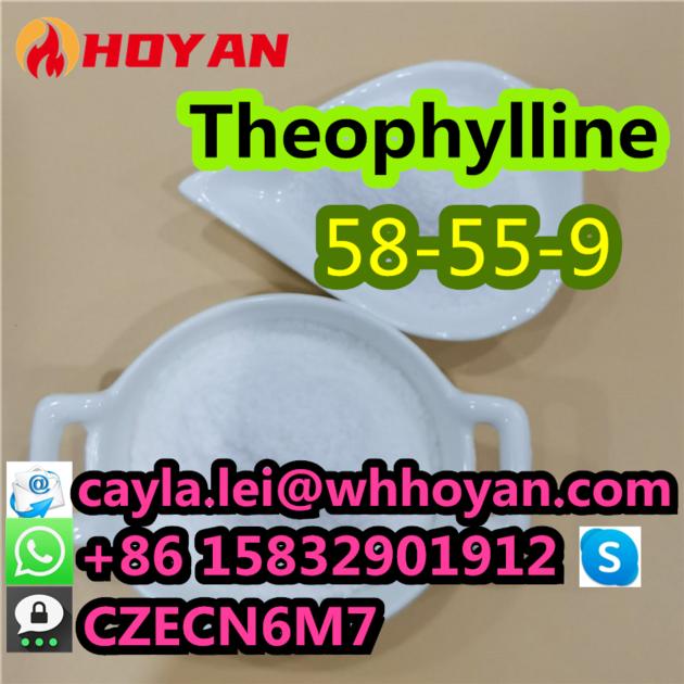 High Quality Theophylline Powder CAS:58-55-9 for Skin Conditioning WA:+86 15832901912
