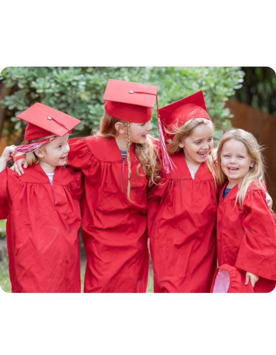 Kindergarten Graduation Togas, Tassels and Diploma Covers