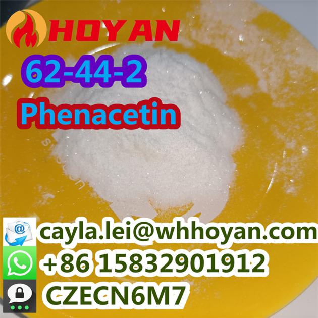 2024 Best Quality Pain Relieving CAS 62-44-2 Phenacetin Crystals Powder WA:+44 7746632140