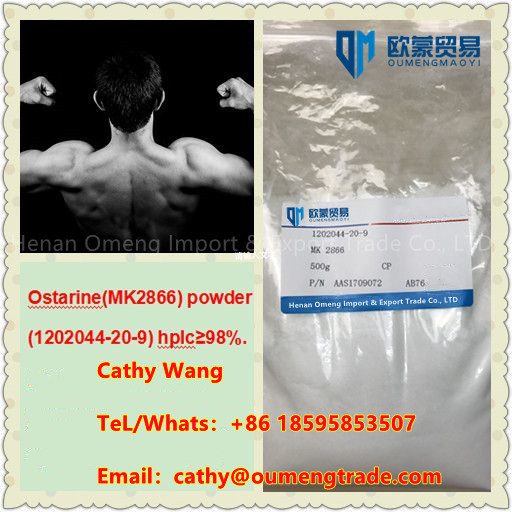 Factory Supply 99% Purity Sarms Ostarine Mk-2866 CAS 1202044-20-9 Whats：+8618595853507