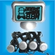 LCD Display Distance and Indoor Temperature Display with 4 Embedded Parking Sensor Back Reverse Car Reversing system