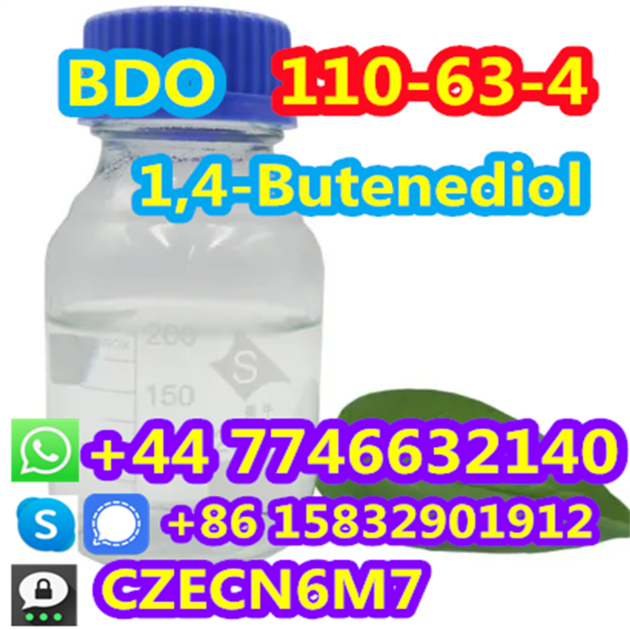 Supply Pure BDO CAS 110–63–4 1,4-Butenediol at Best Price What's app:+44 7746632140