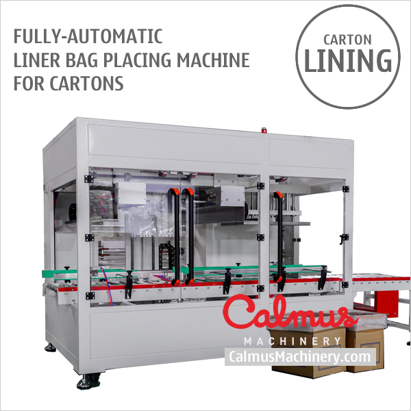 Carton Box Liner Bag Placing Machine