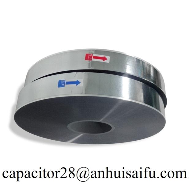 Super quality metallized MPET film 11um for capacitor