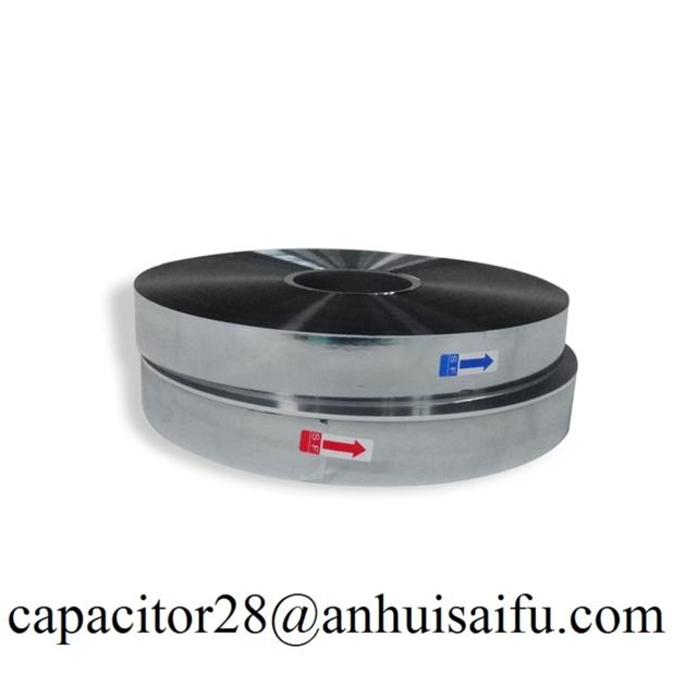 Top quality metallized MPET film 6um for film capacitor