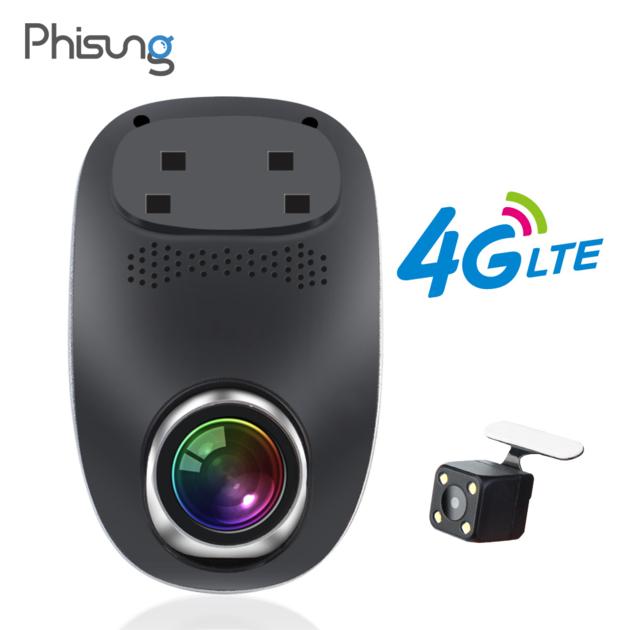 Phisung 4G ADAS dash camera dual cams HD1080P dash car camera