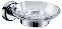 Chromed bathroom accessories--soap holder