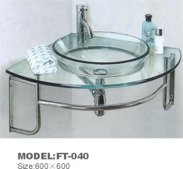 Glass washbasin