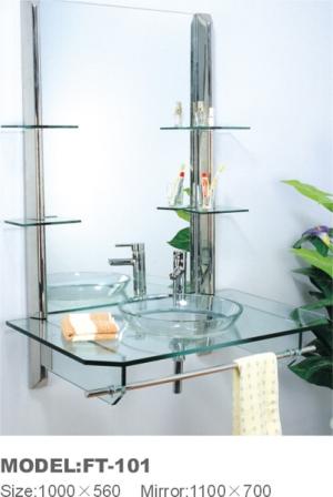Glass washbasin