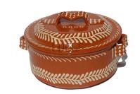 Hand-made Terracotta Casserole with Cover