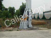 wind turbine hydraulic tower system