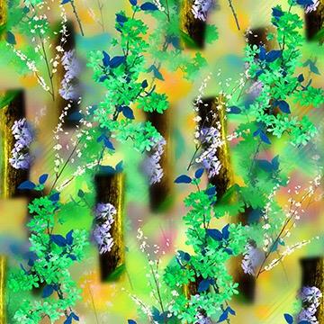 digital printed polyester fabric