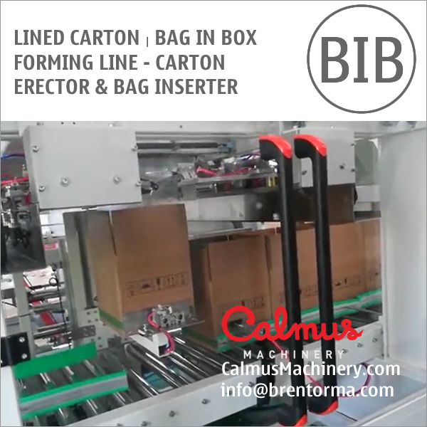 Carton Erector And Bag Inserter Lined