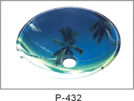 Glass washbasin