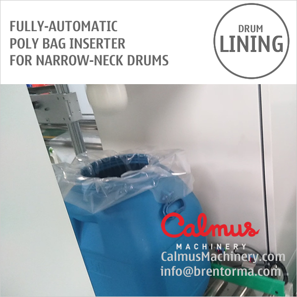 Poly Bag Inserter For Drums