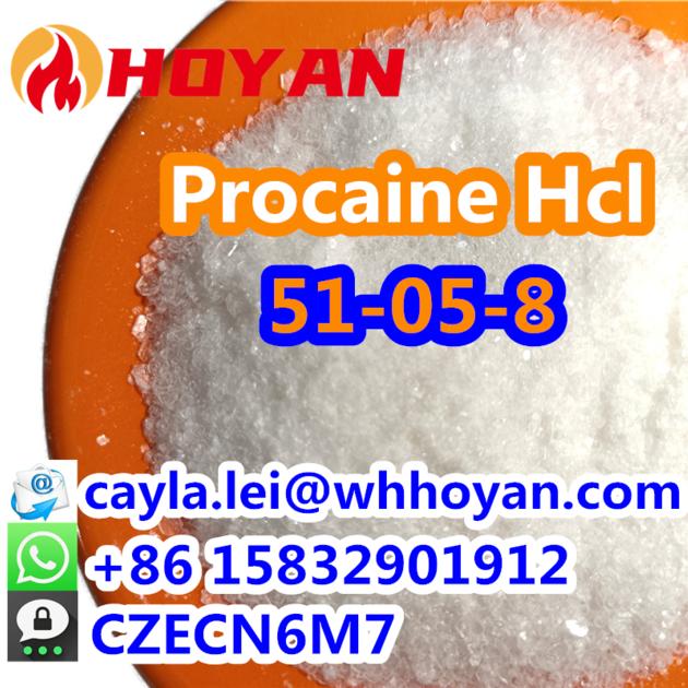 Factory Price Local anesthetic Procaine Hcl CAS:51-05-8 with Good effection WA:+86 15832901912
