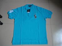 brand new mens rl cotton polo shirt,short sleeve,light blue