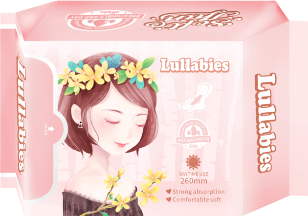 Disposable Ultimate Absorbency Day Pads Sanitary Napkin