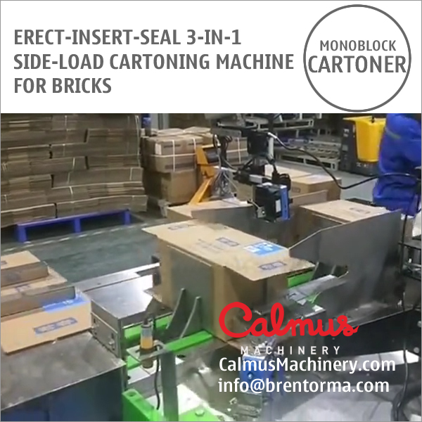 High Speed Cartoning Machine Monoblock Side