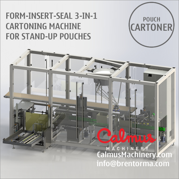 Form-Insert-Seal 3-in-1 Stand-Up Pouch Case Packer Cartoning Machine