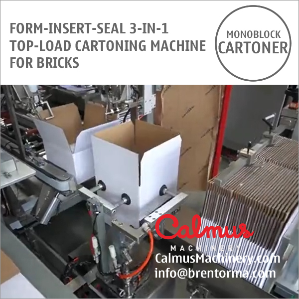 Monoblock Case Packer Cartoning Machine For
