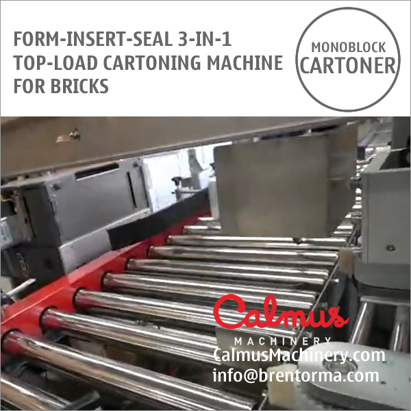 Monoblock Case Packer Cartoning Machine For