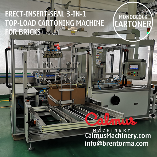 Form-Insert-Seal Case Packer Monoblock Cartoning Machine