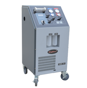 Manual Cost-effective refrigerant recovery machine ac service station with no after sales problem