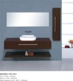 Wood bathroom cabinet