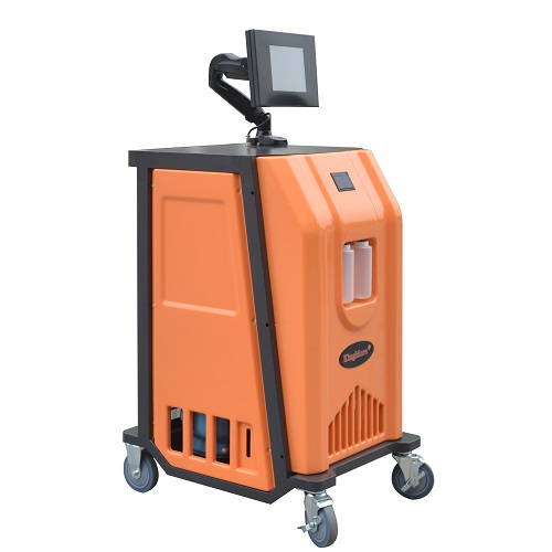 Factory price car ac service station recharge machine with special R1234yf