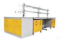 steel laboratory island bench