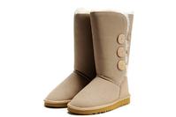 2011 New UGG Womens Bailey Button Triplet boots,1873 style,beige
