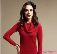 Big High Neck Lady Cashmere Sweater