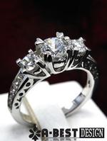 Fashion jewelry design for engagement or weddign ring