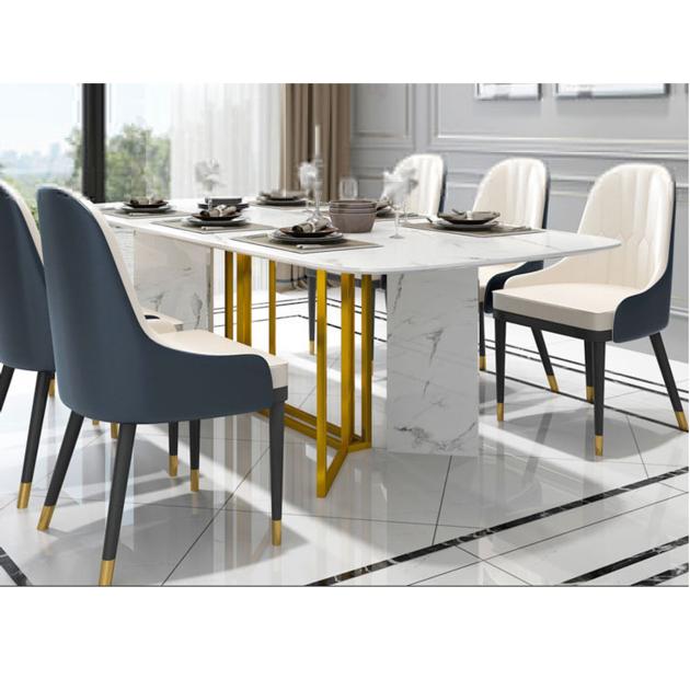 Marble Top Dining Table For Restaurant