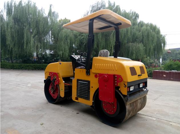  Ride on double drum vibratory road roller 3 ton asphalt roller for sale Ride on double drum vibrato