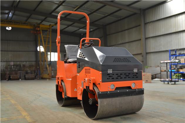  Hot sale and good price double drum fully hydraulic vibratory mini road roller compactor for sale H