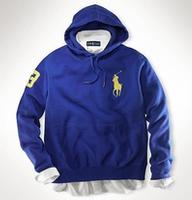hot selling mens rl hoodie with big pony,wholesale provided