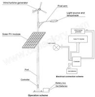 wind solar hybrid street lamp