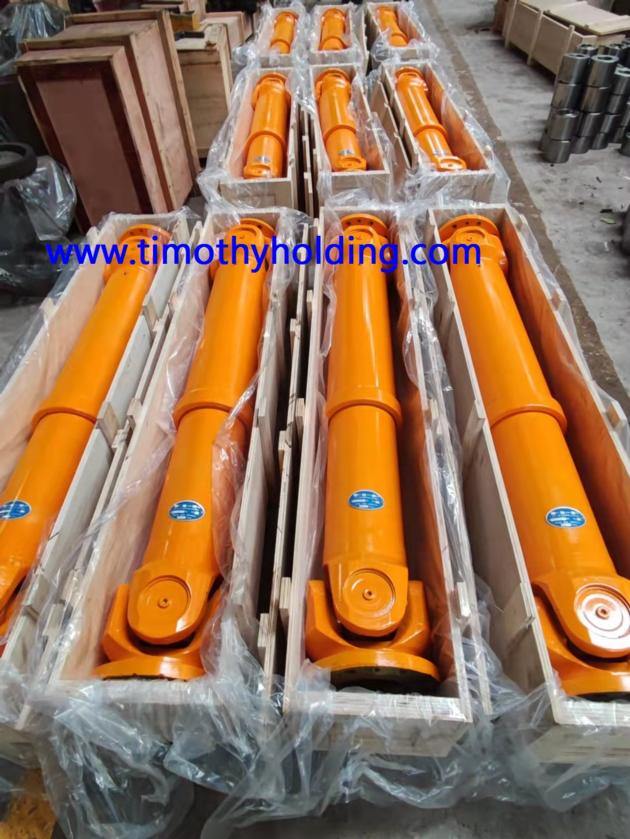Universal joint shaft for Pipe straighteners
