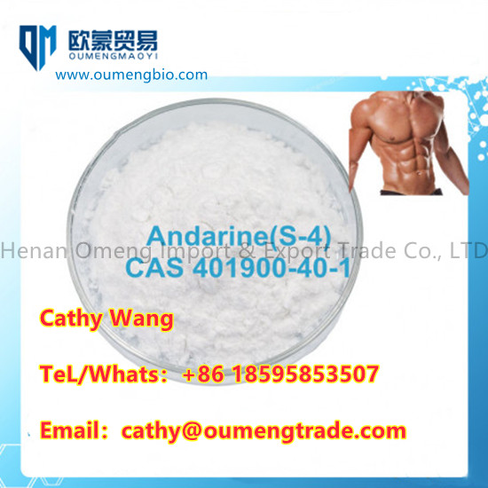 Factory Price 99% Purity Andarine Manufacturer CAS 401900-40-1 Whats：+8618595853507