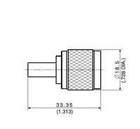 PL259 straight cable plug UHF rf Connector
