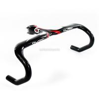 Most Carbon Fiber Road Integrated Handlebar - Black/Red
