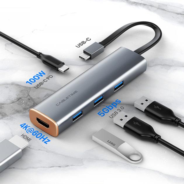 CABLETIME Slim 5 In 1 USB