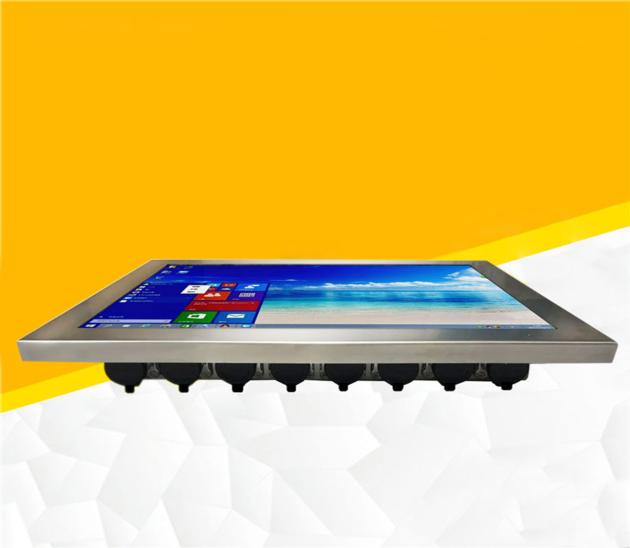 15-inch industrial control integrated machine embedded non-fan touch panel stainless steel display