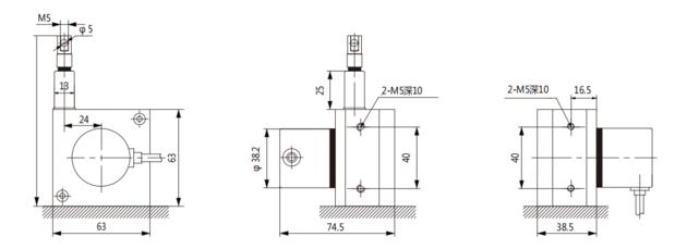 0 1500mm 4 20mA Wire Pull