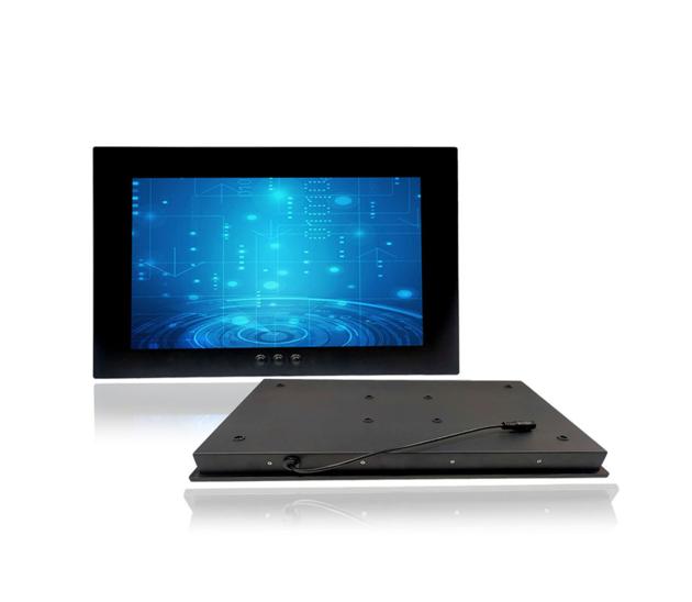 Integrated computer with 18.5 inch industrial control display