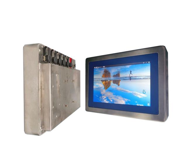 10.1 inch stainless steel whole machine waterproof one machine wall-mounted tablet computer